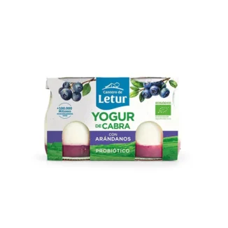 Yogur cabra arandanos 2X125 gr Cantero