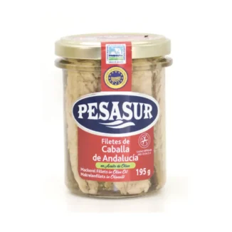 Caballa filete cristal 195 g Pesasur