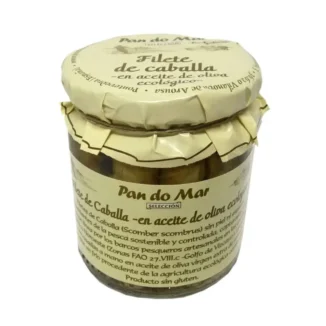 Caballa filetes aove 220 g Pan do Mar