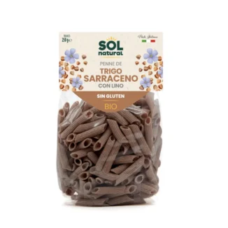 Penne Trigo Sarraceno Lino S/G 250 G Sol Natural